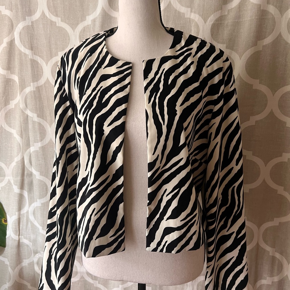 90’s Vintage Zebra Print Women's Jacket